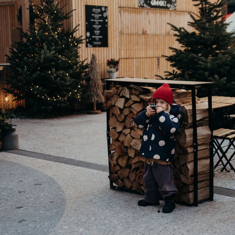 KIDYWOLF Racijų komplektas vaikams ir suaugusiems KIDYTALK, iki 6 km | smėlio/turkio spalvos