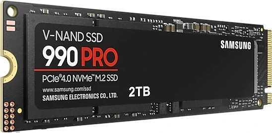 Kietasis diskas Samsung 990 PRO 2000 GB, SSD form factor M.2 2280, SSD sąsaja PCIe Gen4x4, Rašymo greitis 6900 MB/s, Skaitymo greitis 7450 MB/s