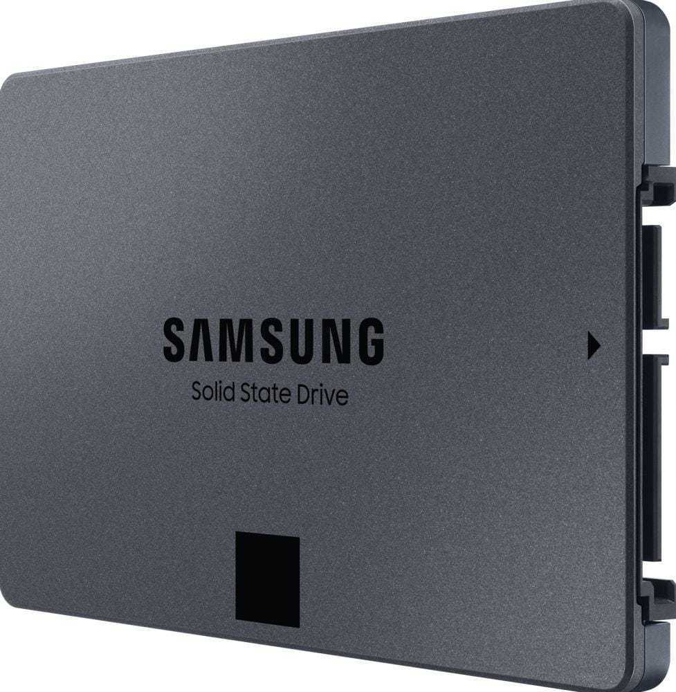 Kietasis diskas  SSD SAMSUNG 870 QVO/1TB/Rašymo greitis 530 MBytes/sec/Skaitymo greitis 560 MBytes/sec/2,5"/TBW 360 TB/MTBF 1500000 hours/MZ-77Q1T0BW