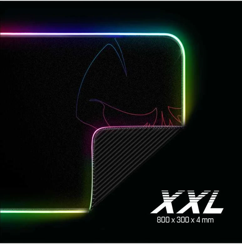 Pelės kilimėlis Spirit Of Gamer Darkskull, XXL, su RGB apšvietimu