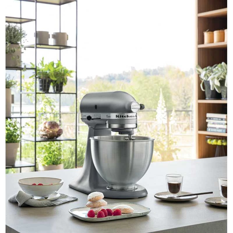 KitchenAid Classic pastatomas plakiklis 4,3l, Contour Silver (5KSM95PSECU) aprašymas - Prekės nuotrauka