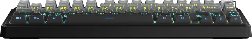 Žaidimų klaviatūra Aula F75, Leobog Reaper Switches, juoda/pilka