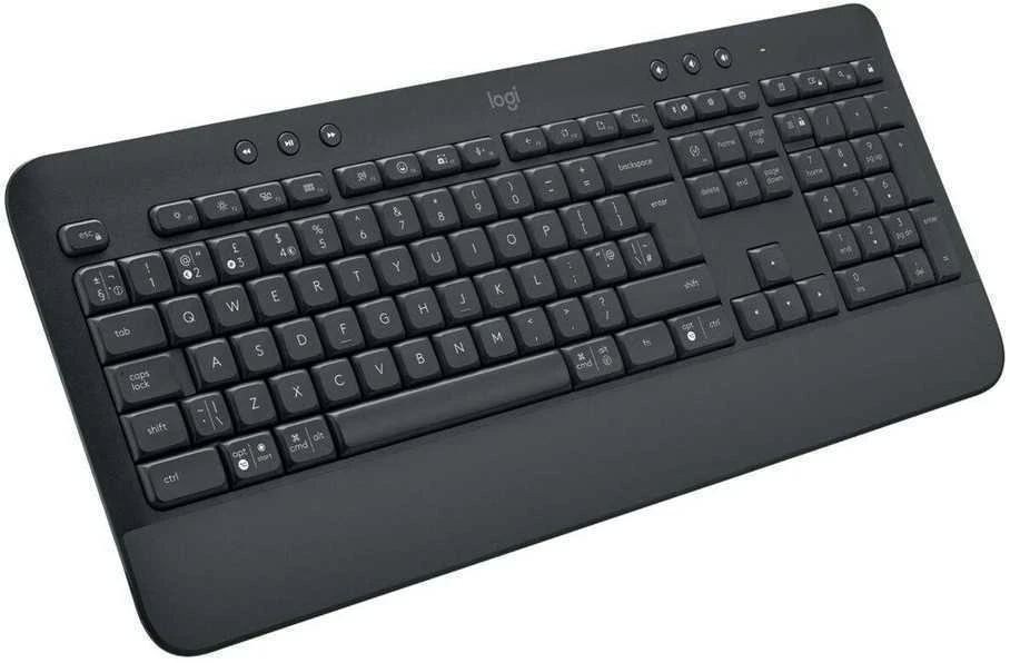 Klaviatūra Logitech Signature K650, Grafito spalvos, JAV tarptautinis išdėstymas (Qwerty)