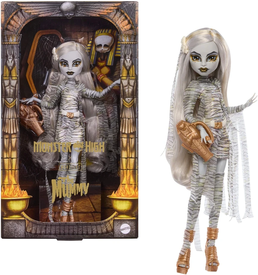 Kolekcinė lėlė „Monster High Skullector Mumija“, JKM51