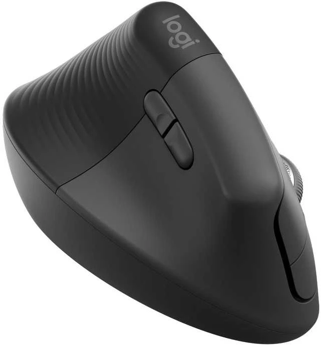 Kompiuterinė pelė Logitech Lift Left, Grafito spalvos