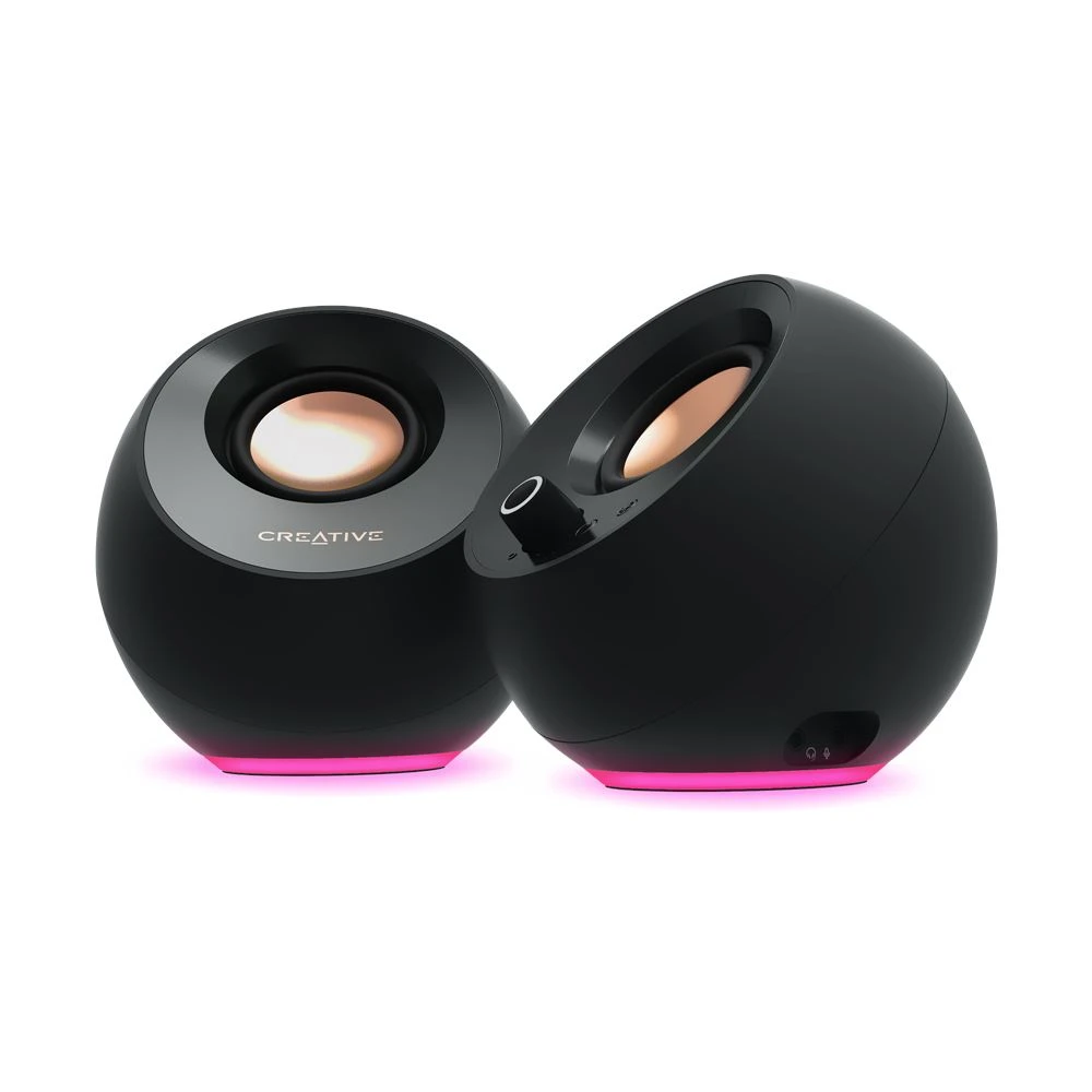 Kompiuterio kolonėlės Creative Pebble Pro, Juodos