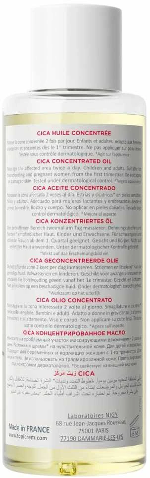 Koncentruotas aliejus nuo strijų ir randų Topicrem CICA+, 100 ml