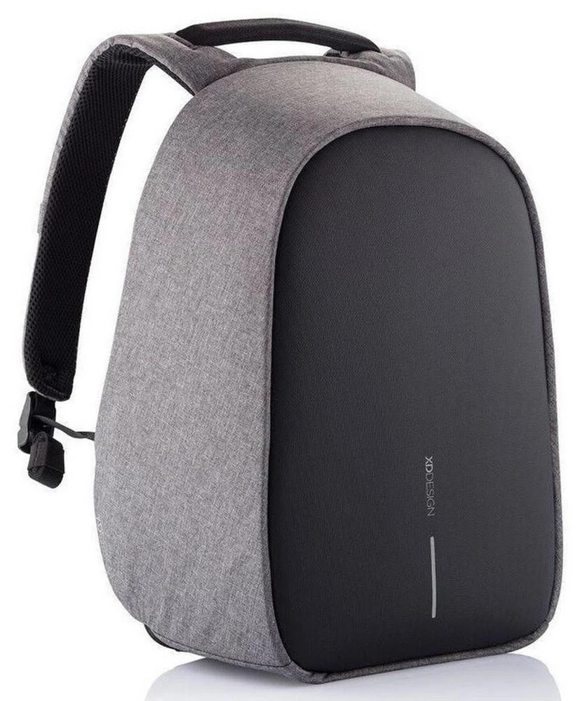 Kuprinė nešiojamam kompiuteriui XD Design Anti-Theft Bobby Hero Small Grey, pilka, 11.5 l