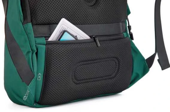 XD DESIGN Kuprinė Bobby Soft, nuo vagysčių sauganti kuprinė, Žalios spalvos