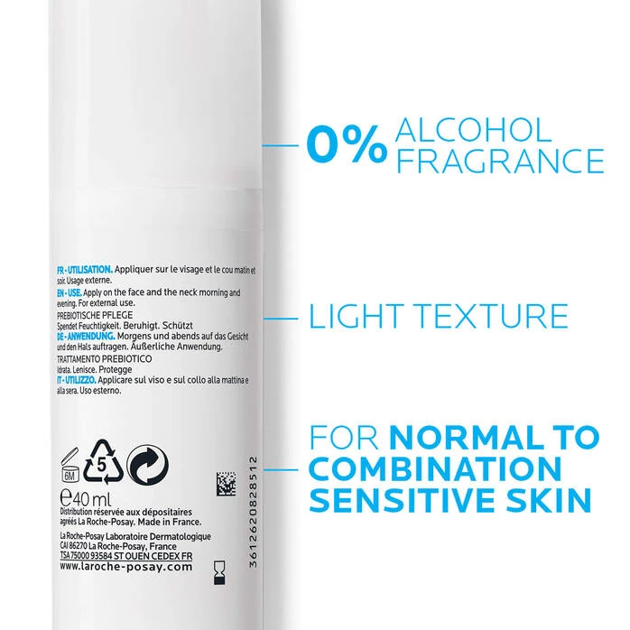 La Roche-Posay Toleriane Dermallergo veido fluidas jautriai odai, 40 ml