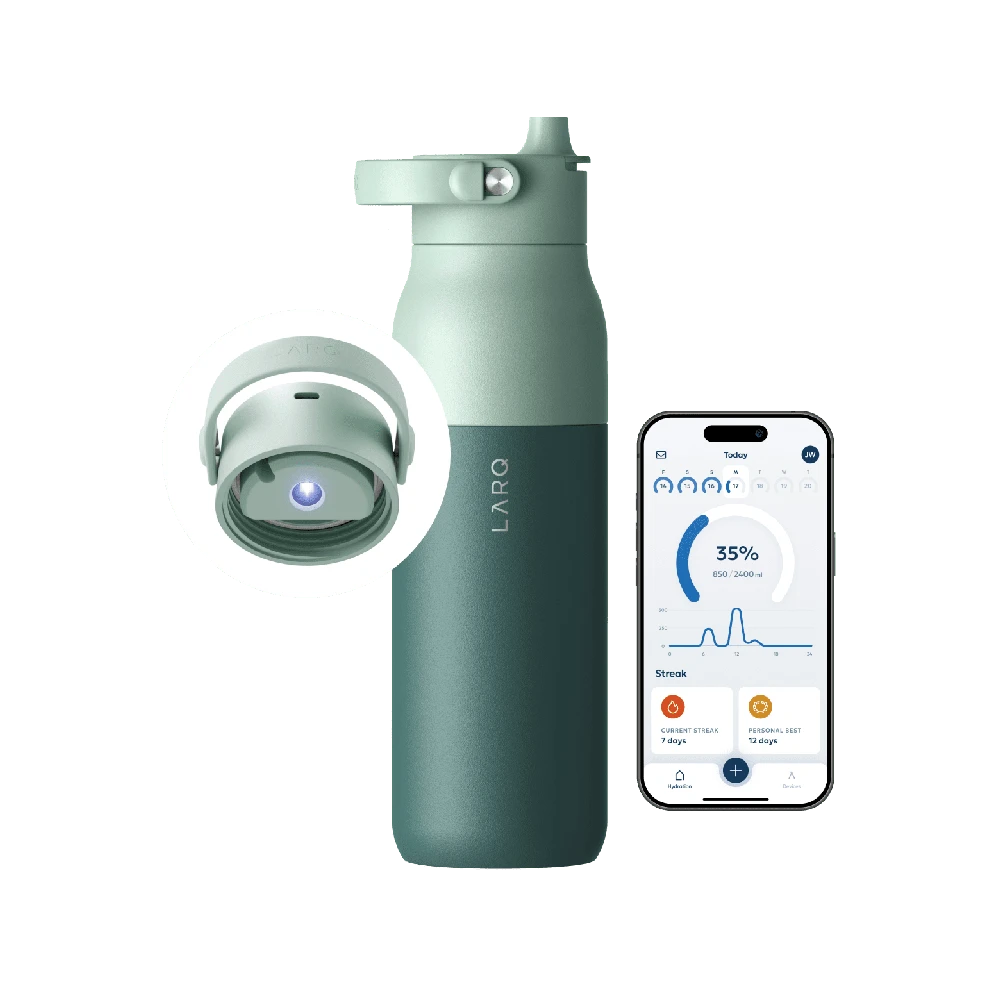 LARQ Gertuvė PureVis™ 2, žalios spalvos, 1L