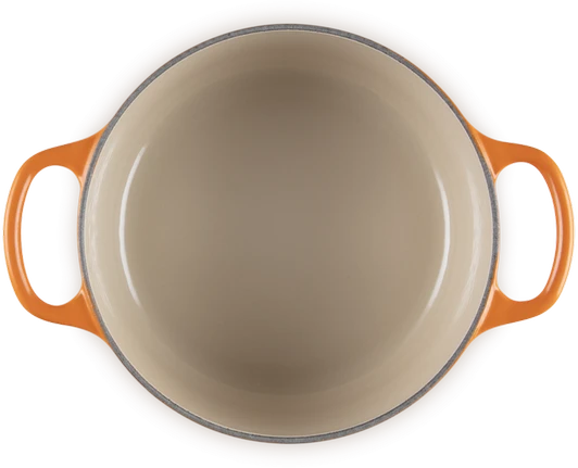 Le Creuset Signature Casserole apvalus puodas, 18 cm | spalva: oranžinė
