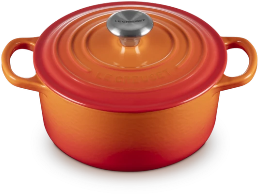 Le Creuset Signature Casserole apvalus puodas, 18 cm | spalva: oranžinė