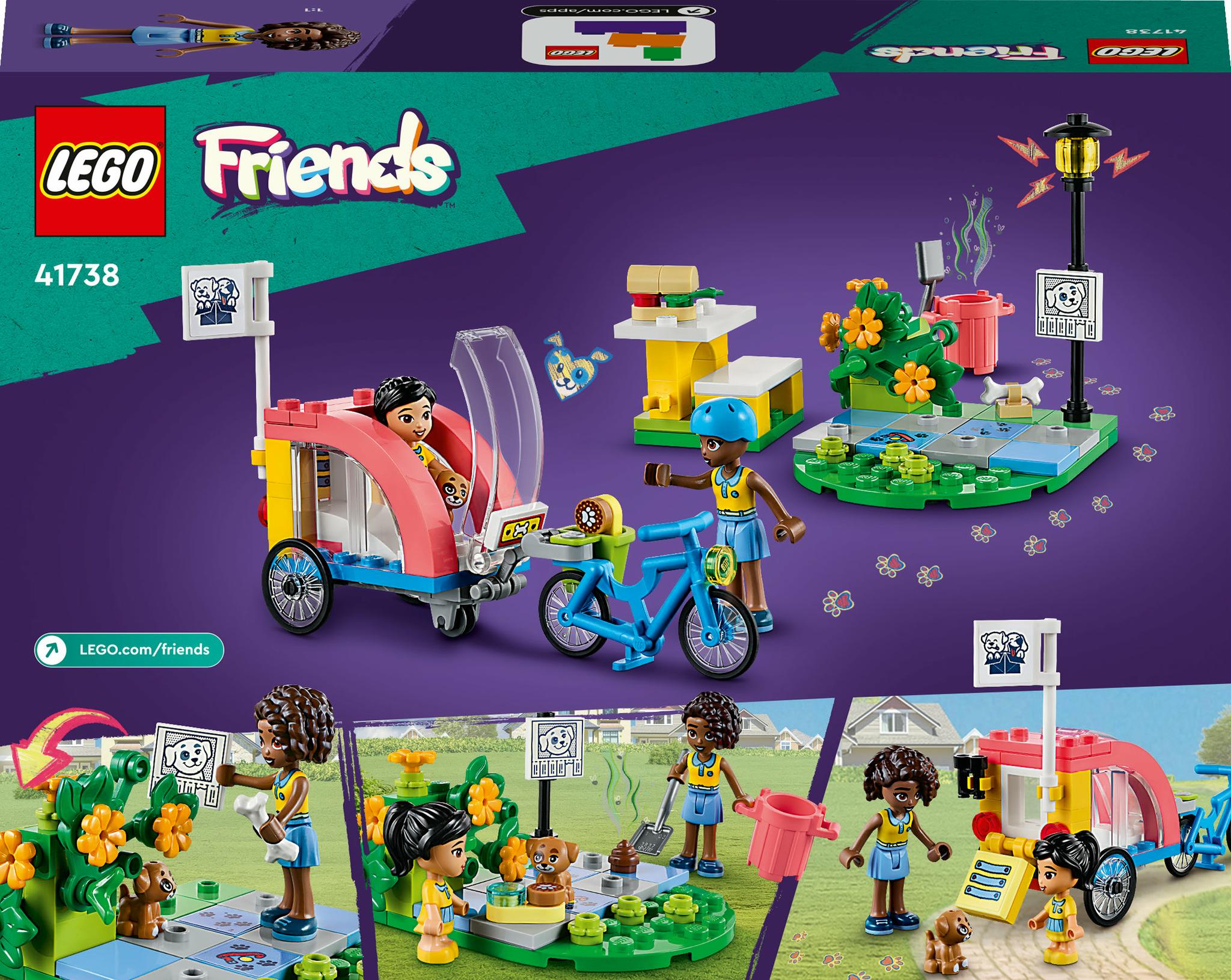 LEGO® Friends Šunų gelbėjimo dviratis (41738)