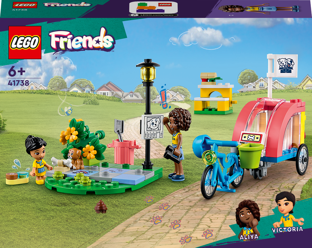LEGO® Friends Šunų gelbėjimo dviratis (41738)