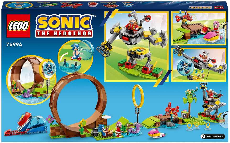 LEGO® Sonic the Hedgehog Žaliojo kalno zonos kilpos iššūkis (76994)