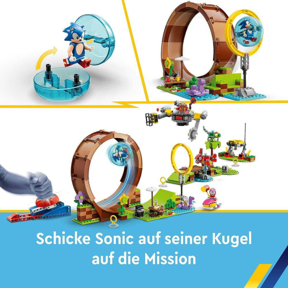 LEGO® Sonic the Hedgehog Žaliojo kalno zonos kilpos iššūkis (76994)