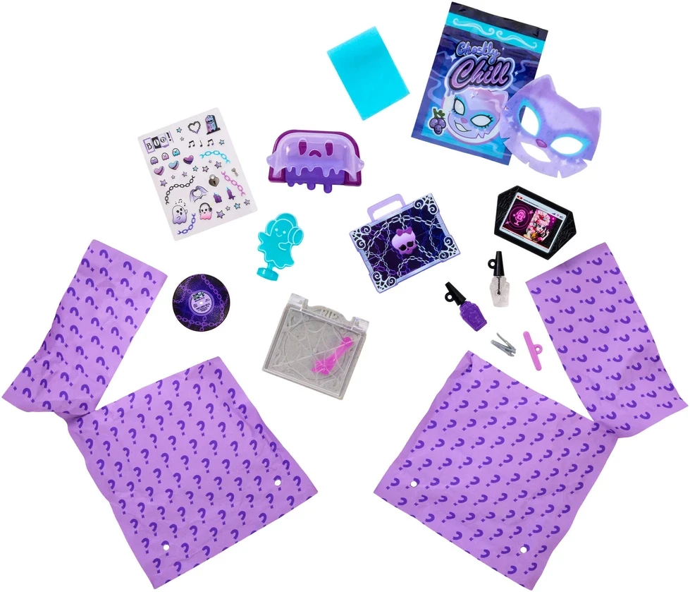 Lėlės ir aksesuarų rinkinys „Monster High Self-Scare Secrets Spektra“, JHK46