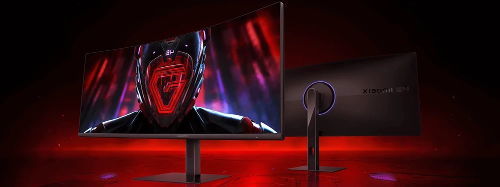 Lenktas žaidimų monitorius Xiaomi G34WQi, 34", 3440 x 1440, 1 ms, 180 Hz, 350 cd/m²