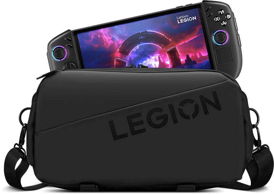 Žaidimų konsolės dėklas Lenovo Legion Sling Bag, juodos spalvos (GX41S14777)