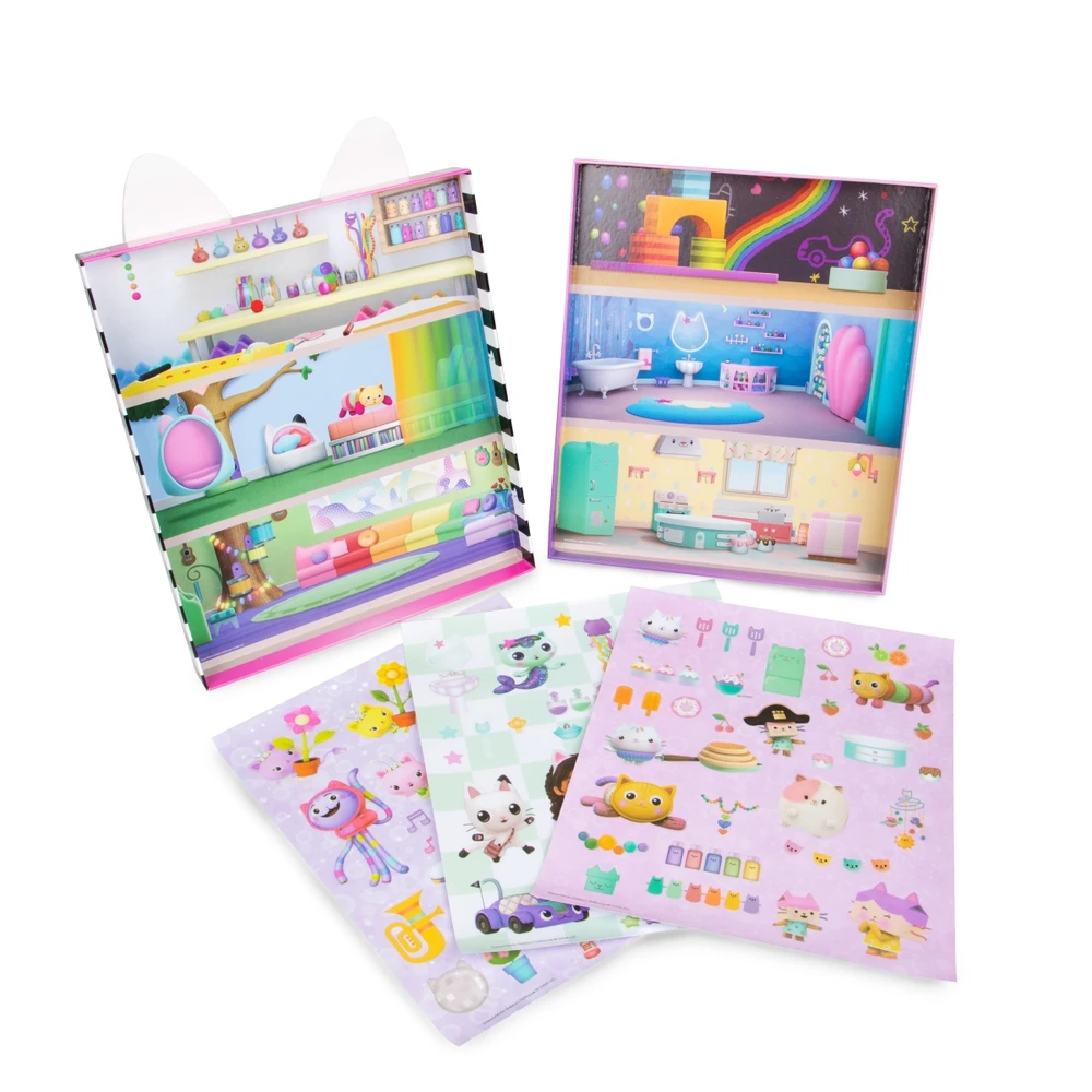 Lipdukų rinkinys „Gabby’s Dollhouse“ aprašymas - Prekės nuotrauka