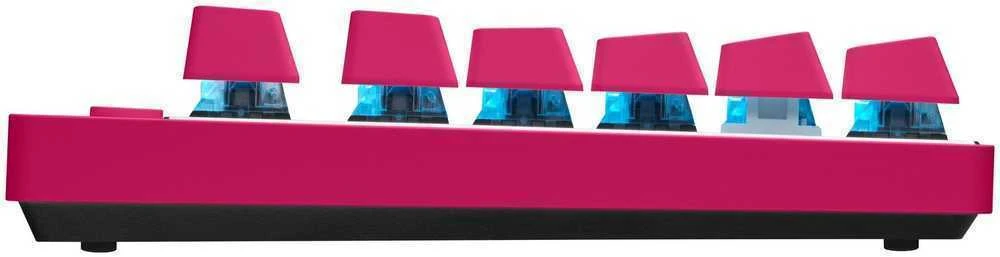 Žaidimų klaviatūra Logitech G Pro X TKL Lightspeed, US išdėstymas, Rožinės spalvos
