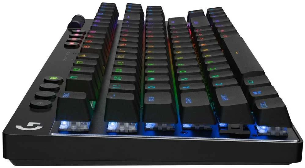 Žaidimų klaviatūra Logitech G Pro X TKL Lightspeed, US išdėstymas, Juodos spalvos