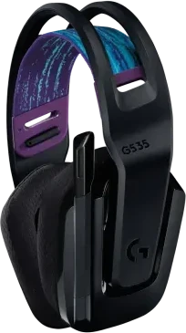 Logitech G535 Lightspeed belaidės ausinės žaidimams, Juodos spalvos