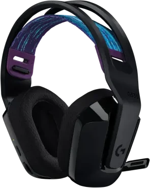 Logitech G535 Lightspeed belaidės ausinės žaidimams, Juodos spalvos