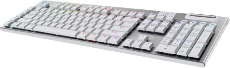 Belaidė mechaninė klaviatūra Logitech G915 X Lightspeed | US, TACTILE SWITCHES | Balta