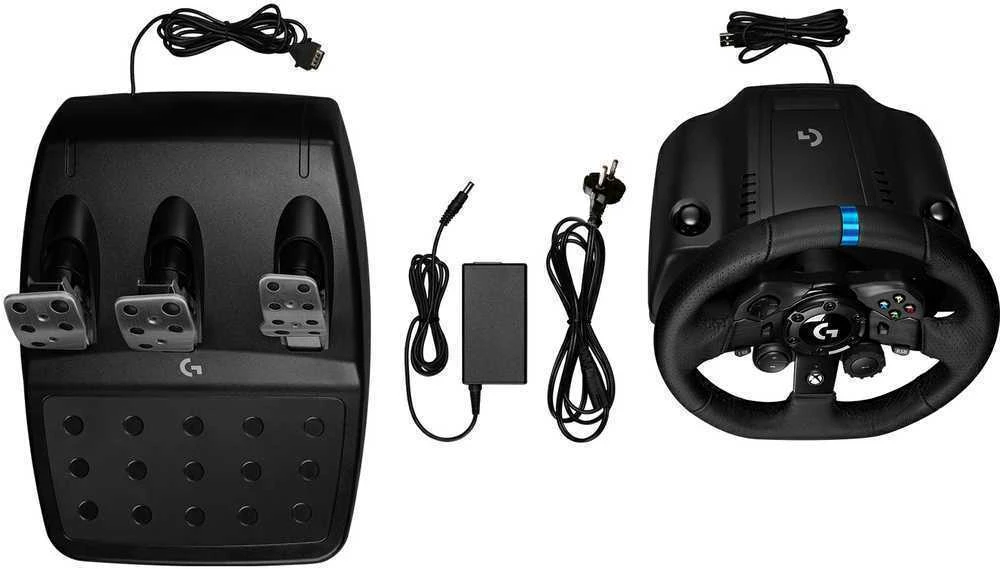 Logitech G923 TRUEFORCE simuliacinis lenktynių vairas su pedalais, skirtas Xbox Series X/S /Xbox One/PC