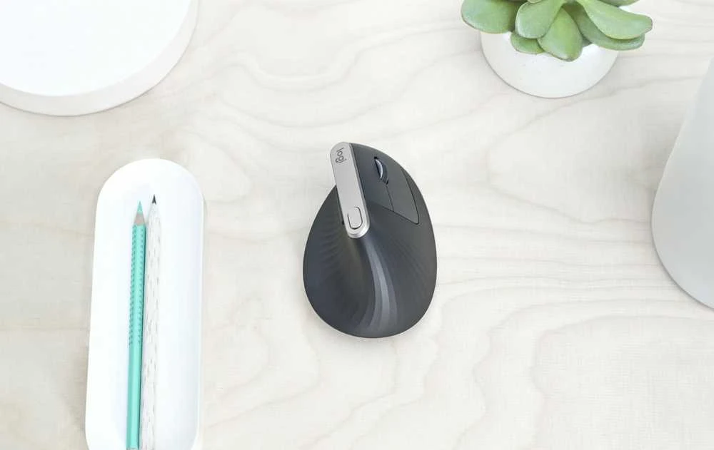 Belaidė pelė Logitech MX Vertical, pilka
