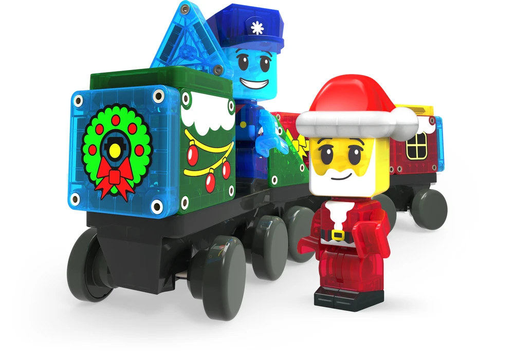 Advento kalendorius MAGNA-TILES microMAGS, 34 magnetinės detalės, 24 staigmenos