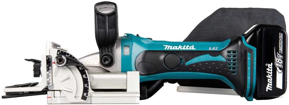 Akumuliatorinė sujungimų freza Makita DPJ180, be akumuliatoriaus ir įkroviklio
