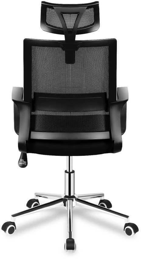 Juoda darbo kėdė Manager 2.1 su tinkline atrama