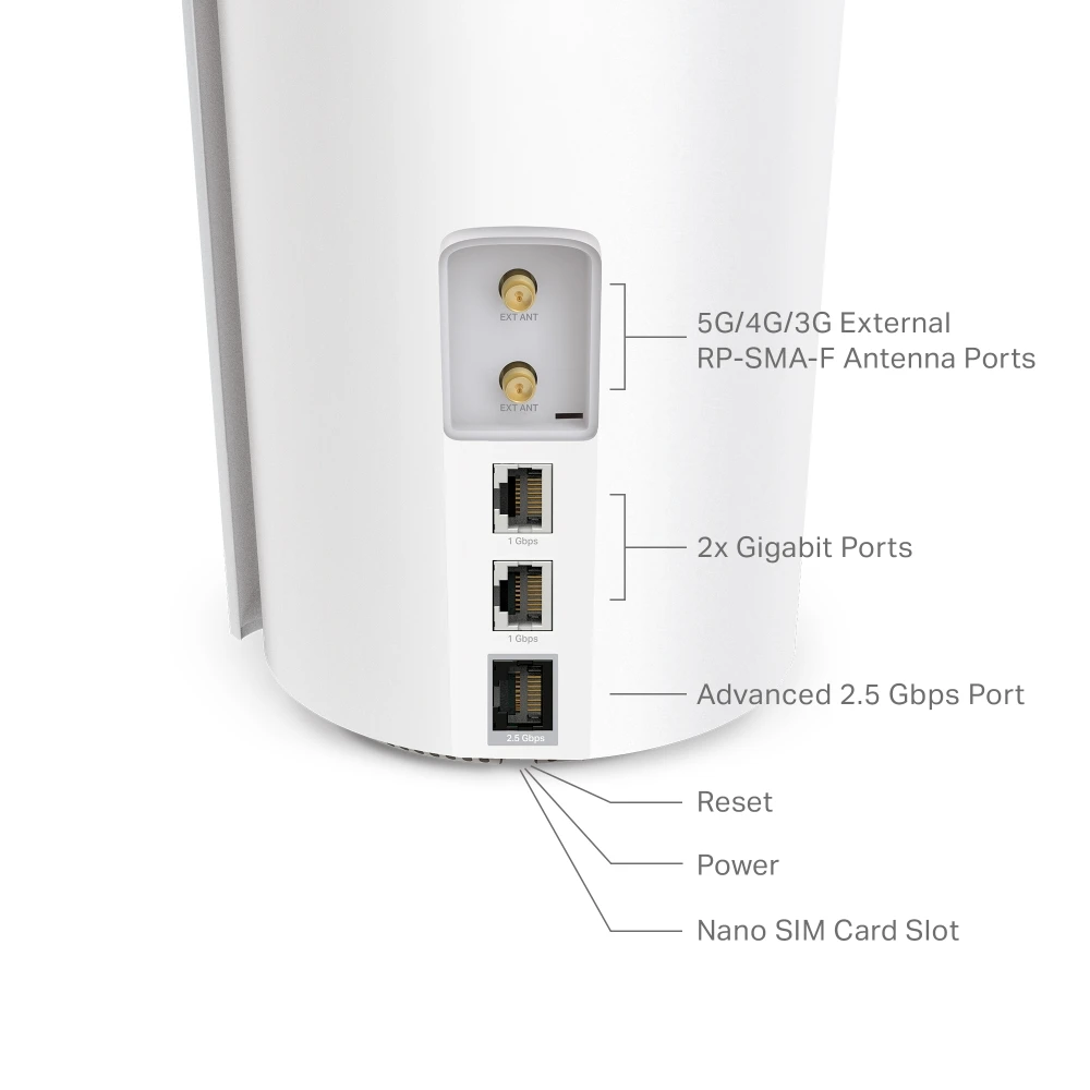 Maršrutizatorius TP-Link 5G AX3000 Whole Home Mesh Wi-Fi 6
