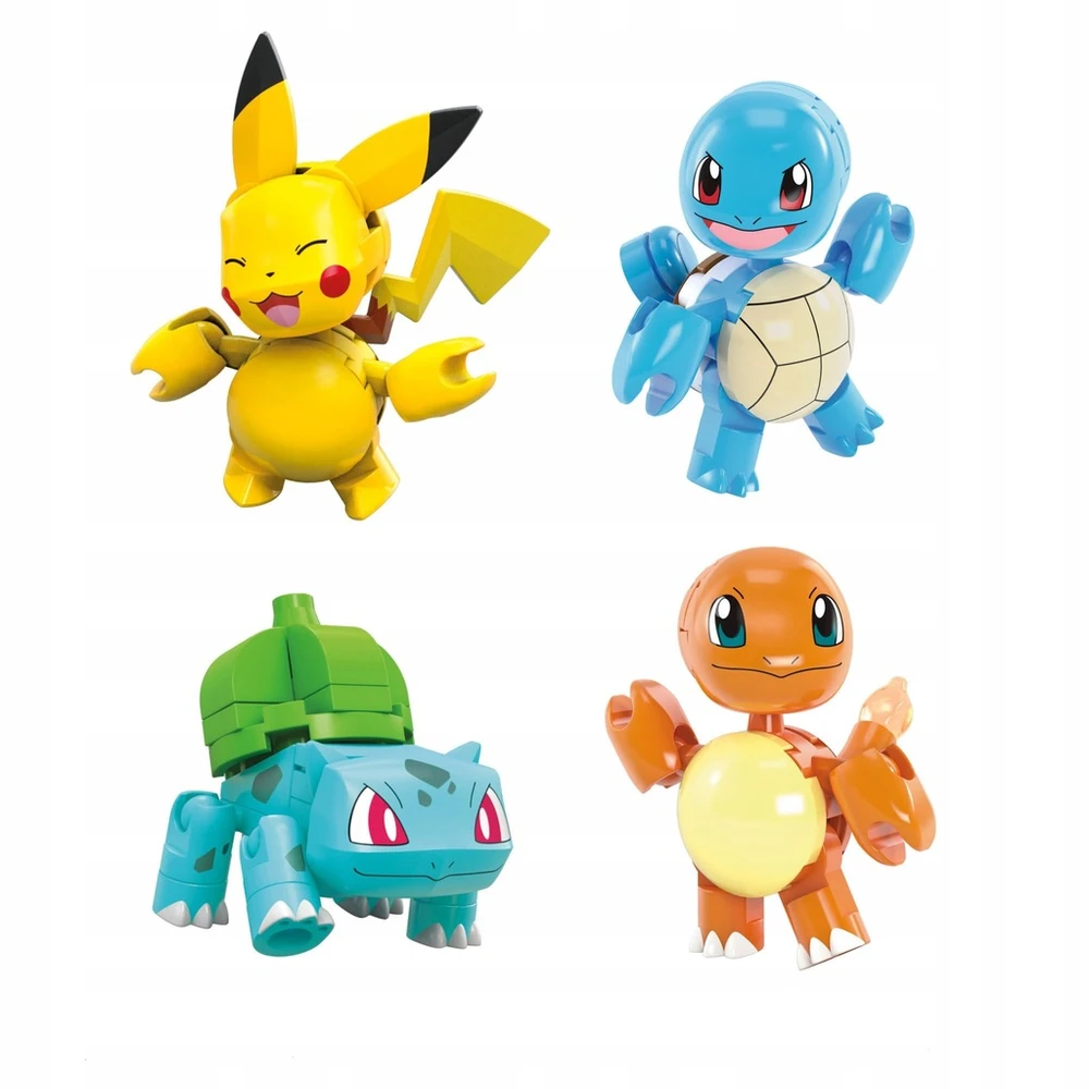 Mattel Mega Pokémon Beginner Trainer Team veiksmo figūrėlių rinkinys, 8 Pokémonai
