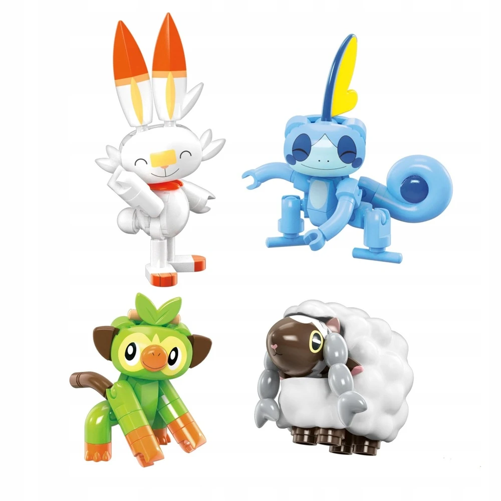 Mattel Mega Pokémon Beginner Trainer Team veiksmo figūrėlių rinkinys, 8 Pokémonai