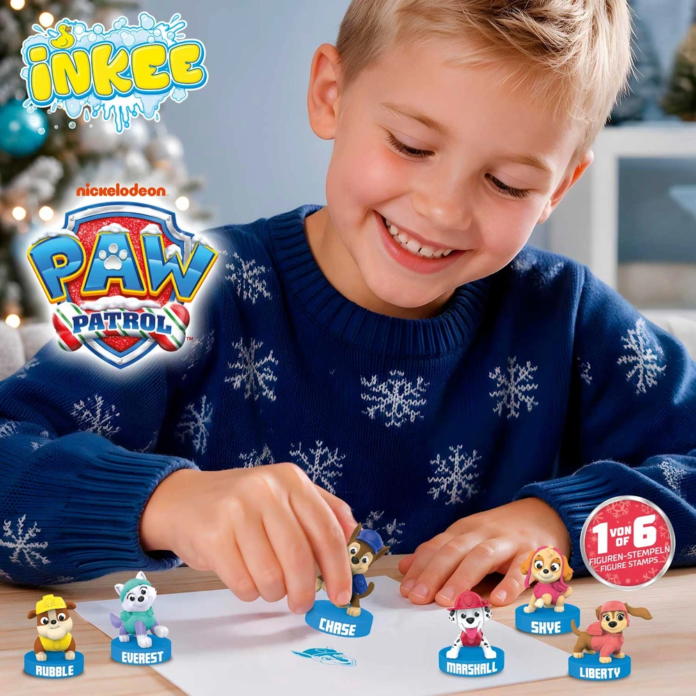 Maudynių Advento kalendorius vaikams CRAZE "INKEE Paw Patrol"