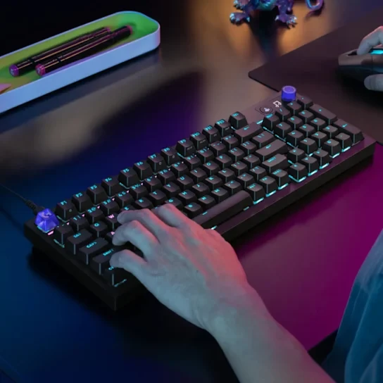 Mechaninė žaidimų klaviatūra Logitech G316 X 98, Tactile, English International, Juoda