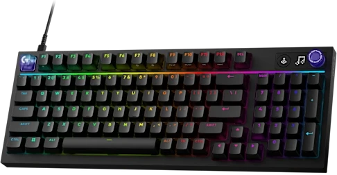 Mechaninė žaidimų klaviatūra Logitech G316 X 98, Tactile, English International, Juoda