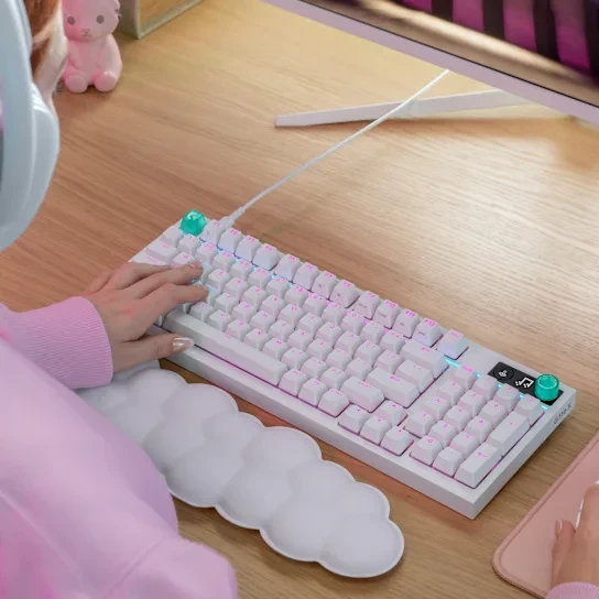 Mechaninė žaidimų klaviatūra Logitech G316 X 98, Tactile, English International, Balta