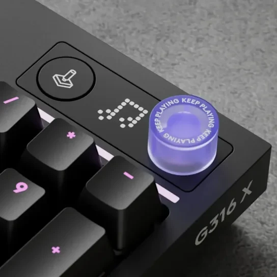 Mechaninė žaidimų klaviatūra Logitech G316 X 98, Tactile, English International, Juoda