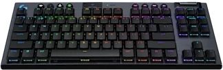 Mechaninė žaidimų klaviatūra Logitech G915 X TKL Tactile, US International, Juoda