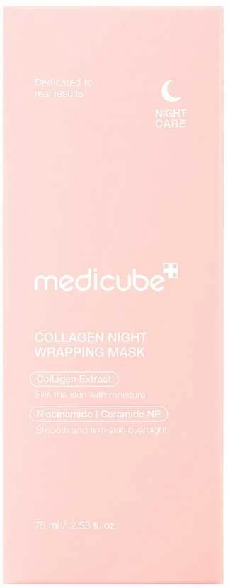 Medicube Collagen Night Wrapping Mask naktinė veido kaukė, 75 ml