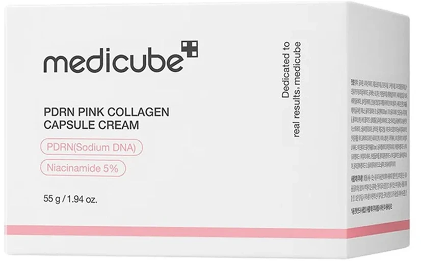 Medicube PDRN Pink Capsule Cream regeneruojantis veido kremas, 55 g