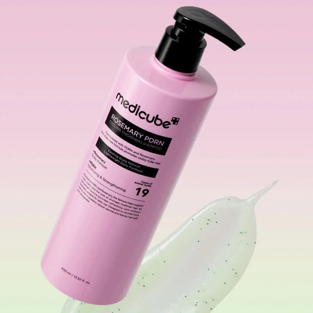 Medicube Rosemary PDRN Cooling Thickening Shampoo plaukų šampūnas, 400 ml