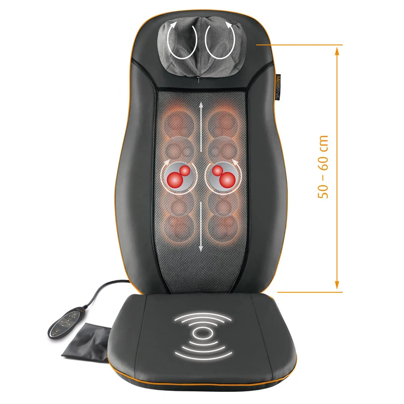 Medisana MCN Shiatsu masažinė sėdynė, juodos spalvos (88930)