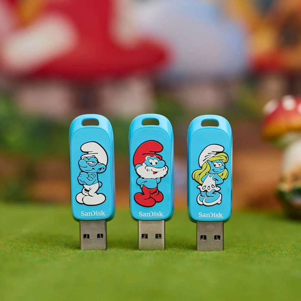 USB laikmena Sandisk Smurfette Edition, 256 GB (SDCZIS-256G-G46)