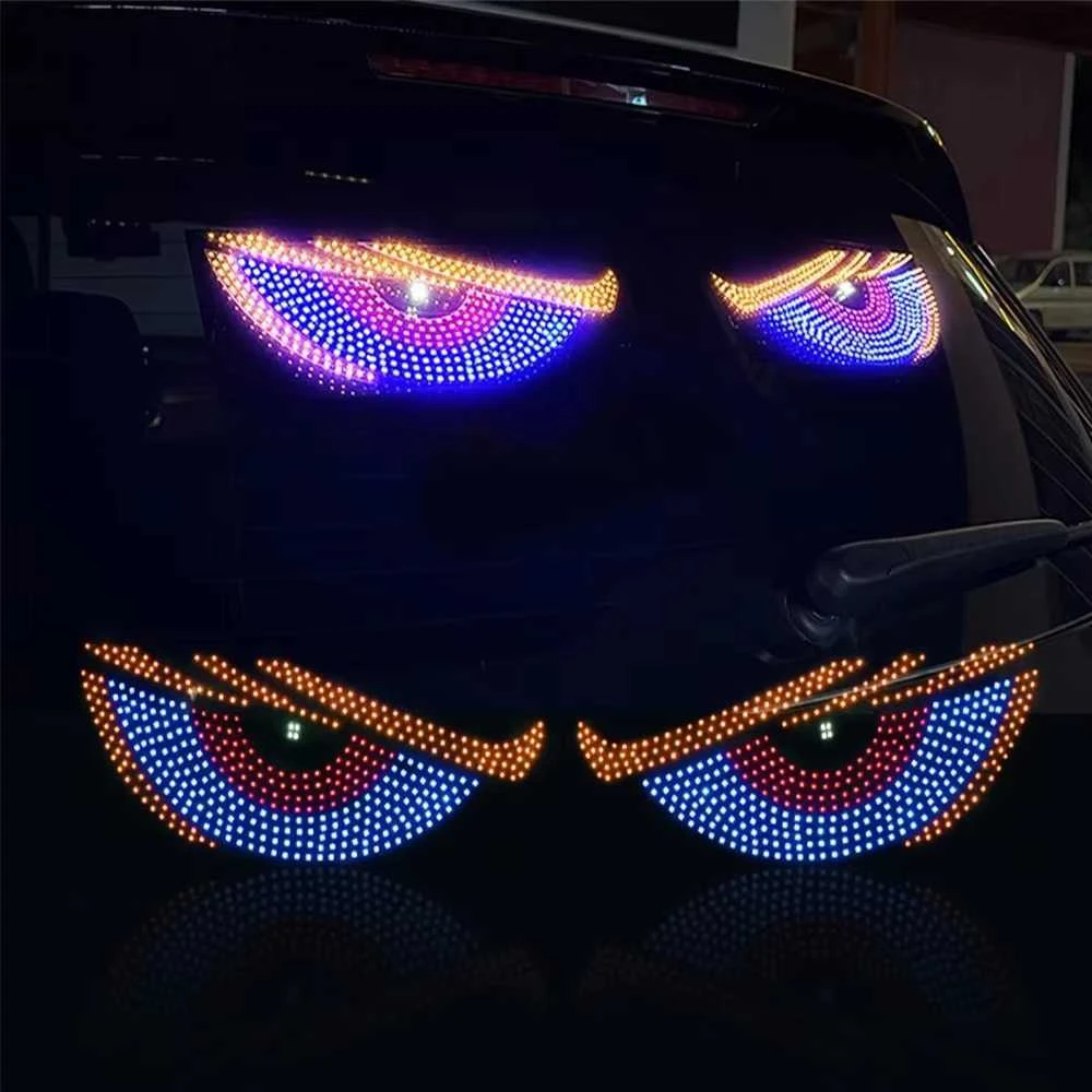 Mirksintis VELNIO AKYS LED skydelis automobiliams, sunkvežimiams, sedanams, visureigių priekinio stiklo langams